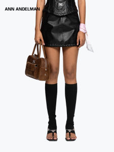ANN ANDELMAN | High Waist Fitted A-line Mini Skirt