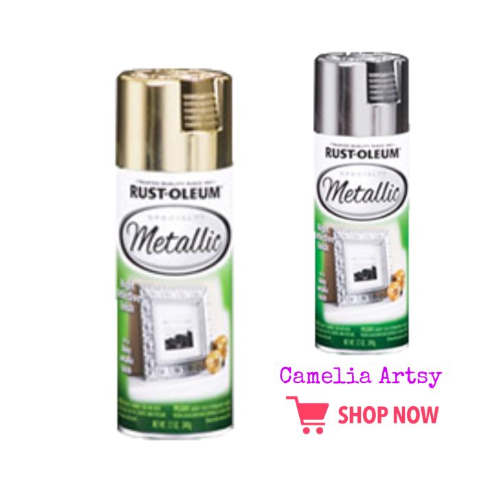Rust-Oleum Metallic Spray Paint in Metallic Gold 11 oz🔥offer🔥 | Lazada