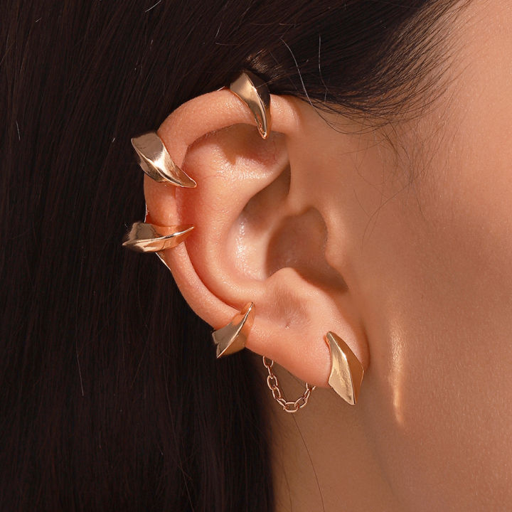 PCS Gothic Punk Devil Claw Ear Cuffs Earring for Women Rock Hip