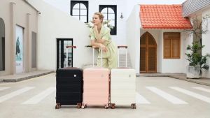 Pilihan SEA Koper Kabin TSA Lock - ABS FIBER Hardcase Bagasi Travel Tas 20/24/28 Inci