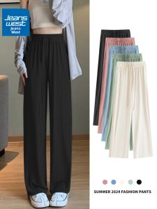 Jeanswest | Quần Nữ Mỏng Thoáng Mát Phong Cách Mùa Hè Màu Đen