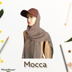 JILBAB TOPI PASHMINA INSTAN MENYATU DENGAN TOPI /HIJAB OLAHRAGA TERBARU/PASHTOP WACHIJAB
