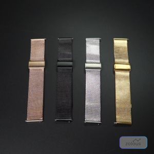 Samsung Galaxy Watch 5 /5 Pro/6/6 Classic 40 44 43mm 47mm 45mm 20mm Milanese Loop Stainless Steel Metal Strap Band Buckle