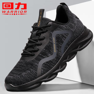 Mens Casual Sports Shoes Breathable Mesh Work Shoes Black Low Top round Toe Flat Bottom Polyurethane Outsole Comfortable Fall