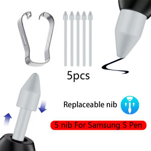 S25 Ultra Pen Tip Stylus Pen Replacement Tip Nib For Samsung Galaxy S25 Ultra Spare Nibs With Metal Clip