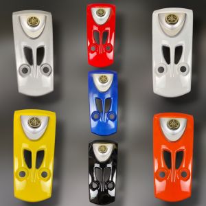 Panel Dasi Tameng Yamaha Fiz R Vega R Set Emblem Warna Hitam Putih Silver Merah Oren Biru Kuning