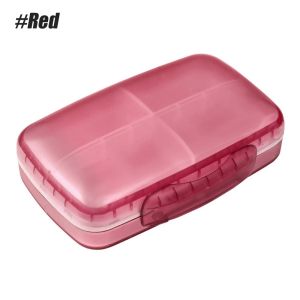 8 Compartments Portable Pill Case Travel Pill Organizer 1 Pc Big Pill Box for Pocket Purse Portable Medicine Vitamin Container