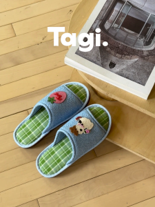 Tagi. Soft Home Slippers Spring and Summer Home Indoor Breathable Comfortable Soft Slippers