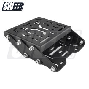SWEER | Motorcycle Carbon Steel Multifunctional Rear Rack Suitable For Honda PCX 160 2021-2025 Foldable Expandable Luggage Rack