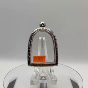 No.(093) ตลับพระ กรอบพระสแตนเลสลายไทย พิมพ์ซุ้มกอใหญ่ หรือใกล้เคียง ขนาดวงใน 3.1*4.1 ซม. ขนาดใส่สวย 2.7*3.7 ซม. หรือขนาดพระที่ใกล้เคียง