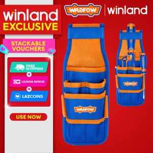 Wadfow by Winland WTG2104 L240 * W130mm Tool Bag Organizer Storage Belt 4pcs pockets WAD-HT