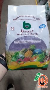 Phân Better Tím 16-12-8+11S Gói 1kg - Phân Bón Cho Nho Và Thanh Long Ớt
