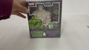 Marvel Paint Your Own Money Box For Kids With Story Book Paints & Ceramic Money Box