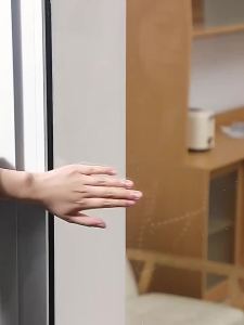 【G】4Pcs Transparent Soft PU Door Handle Kitchen Cabinet Glass Sliding Door Drawer Handle Self-Adhesive Sliding Door Handle