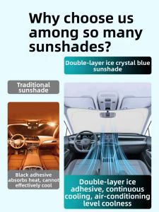 JIEKEFAN | Sunshade for Car Windshield Sun Block