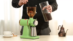 เครื่องบดกาแฟ ฟไฟฟ้าอัตโนมัติเต็มรูปแบบ 600N สำหรับงานในบ้าน Electric coffee machine Electric grinders Small commercial coffee grinders