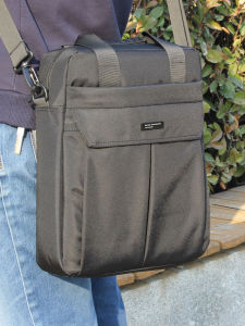 New 2025 Mens Crossbody Bag Vertical A4 Single Shoulder Bag Laptop Bag Business Travel Backpack Soft Korean Style Leisure