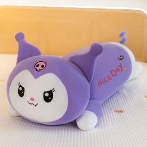 Extra Large Plush Toy Pillow for Girls Sleeping Bed Purple Devil Library Xiaomi Doll Soft Stuffed Animal Cushion Toy