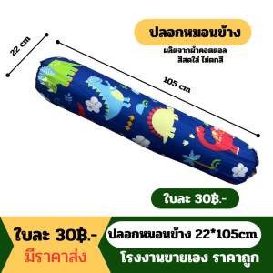 [ข้าง] ปลอกหมอนข้างขนาดมาตรฐาน ใบละ 30฿ ปลอกหมอนข้าง ลายการ์ตูน ขนาดมาตรฐาน 22*105 cm. สีไม่ตก ผ้าเนื้อดี นุ่ม ไม่เป็นขุย พร้อมส่ง