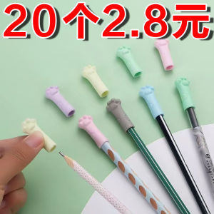 Mũ Bút Chì Hình Móng Vuốt Mèo Bằng Silicon Mềm Có Thiết Kế Dễ Thương Bảo Vệ Đầu Bút Chì Dụng Cụ Học Tập Cho Trẻ Em