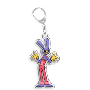 Bandai | For The Amazing Digital Circus Caine Napier Zooble Candy Pomni Acrylic Selfmade Cute Cartoon Anime Keychain Pendant Toy Gift