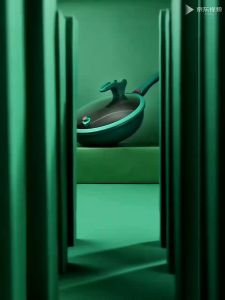 Aluminum Frying Pan Non Stick Wok Pan 32cm Non Stick