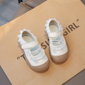 Princess Style Girls Ballet Sporty Sandals Breathable Single Net Casual Shoes Summer Collection Childrens Footwear