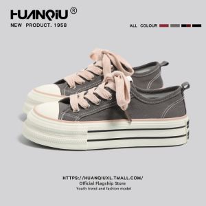 HuanQiu | Retro Summer Korean Style Womens Canvas Shoes
