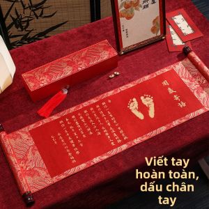XUANYAZHAI | Memorial Keepsake for Baby Handprint and Footprint Roll
