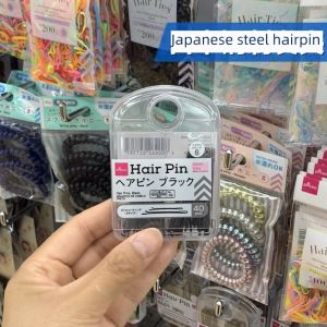 Japanese DAISO Black Childrens Hair Clip Invisible Side Clip for Bangs Fashionable Korean Style Baking ly Baked
