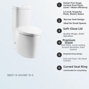 Kohler | Five-tier Whirlwind Siphonic Odor Preventing Toilet