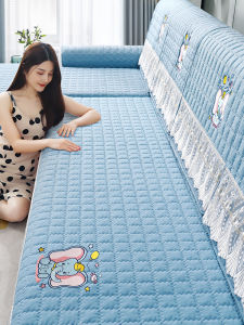 Universal Four Seasons Anti-Slip Fixed Sofa Cushion Cover High-Grade Full Wrap Sofa Pad Cloth Modern Simple Style Home Fabric