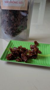 200gr Nho Sấy Muối Ớt Ninh Thuận túi zip ăn liền