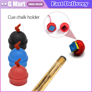 Cue Chalk Holder Rubber Billiards Chalk Holder Pool Cue Chalk Case with String