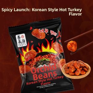 Crunchy Ready-to-Eat Spicy Beef Flavor Broad Beans Snacks