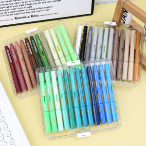 Polocat 24/48/84สีโดยตรง-อะคริลิคเหลวเคล็ดลับแปรงขนนุ่มเซ็ตปากกามาร์กเกอร์สำหรับโรงเรียน Panting วาดชุดของขวัญอุปกรณ์ศิลปะ
