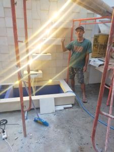 taman minimalis di pondok gede