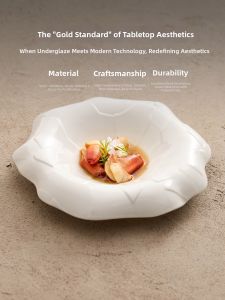 YOGEHOME | Youg Split Pattern Creative Ceramic Plate