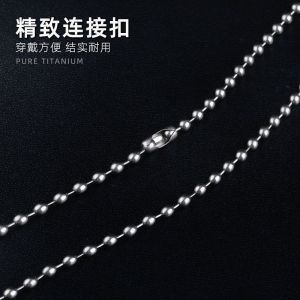 dây chuyền dạng bi titanium cực đẹp