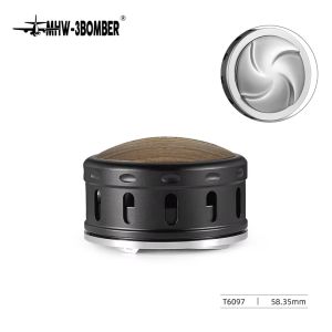 MHW-3BOMBER Falcon 51/53.35/58.35mm Gravity Coffee Distributor Adaptive Espresso Tool with Air Hole Cyclone Barista Tools