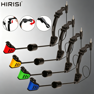 4 HIRISI Câu Cá Chép Swingers Cắn Báo Động Chỉ Số 4 Màu ABS Bobbins Móc Treo Câu Cá B2050
