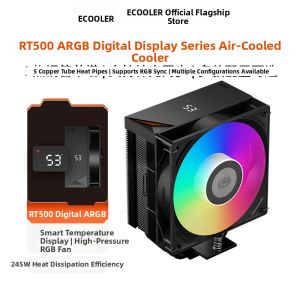 PCCooler | LCD Display CPU Cooler Tower Air Cooling