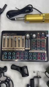 Mic thu âm -Livestream ALC 280 Hát nhẹ chống ồn dùng cho Souncard-Mixer kèm dây mic