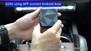 OTTOCAST | Bộ Chuyển Đổi Không Dây Ottocast A2Air Android Auto Phụ Kiện Ô Tô Dành Cho Hệ Thống Thông Minh Tích Hợp Android Auto Có Dây Theo Tiêu Chuẩn OEM