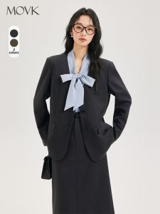 MOVK | Áo Blazer Đen Phù Hợp Cho Phụ Nữ