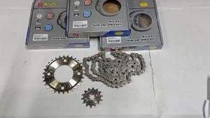 ชุดโซ่สเตอร์เลส 420 เวฟ125 เวฟ110i MSX ครบชุด