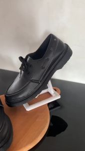 Hitam Doff Matte Sepatu Formal Casual Pria Sepatu Kantor Sepatu Docmart Pria Keren Sepatu Loafers Full Hitam Sepatu Cowok Terbaru 2023 Pantofel Casual Pria
