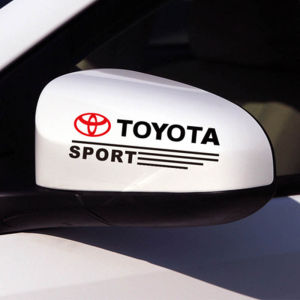 สติกเกอร์ติดรถกระจกมองหลังสะท้อนแสงเหมาะสำหรับ Toyota Vios RAV4 COR high สติกเกอร์ติดรถ