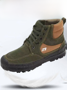 Strong Step 1137 High Top Mens Canvas Shoes Climbing Shoes Labor Protection Workwear Shoes Sports Mountaineering Waterproof Wear-resistant