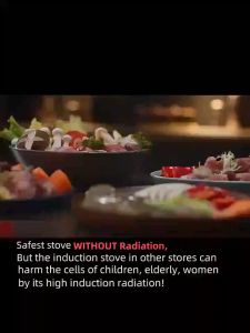 Matari 3500W Electric Ceramic Cooktop LCD Infrared Inverter Countertop Cooktop Touch Screen Countertop Infrared Induction Cooking Frying Grilling